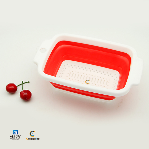 Collapsible Plastic Colander Small