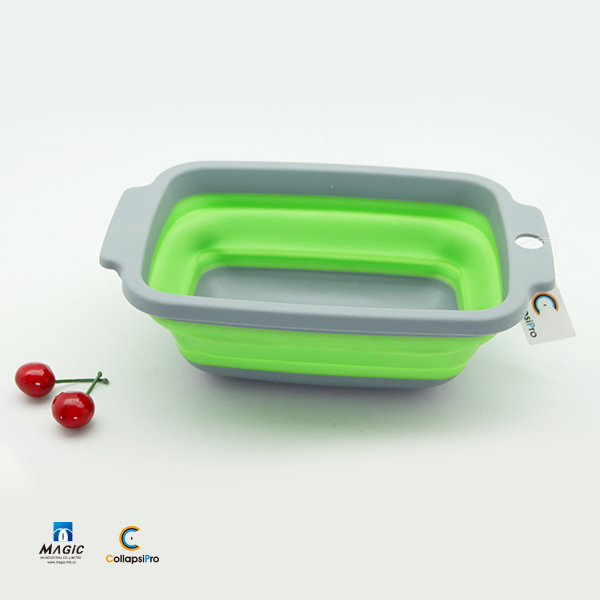 Collapsible Plastic Food Tray Small