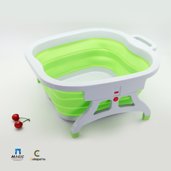 New Idea Plastic Collapsible Folding Foot Bath Tub