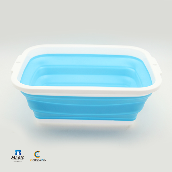 Large Storage Collapsible Kitchen Multi-Use Dish Storage Tray